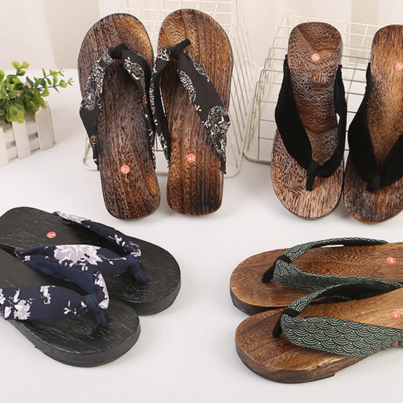 Geta Wooden Sandal - Anime Ninja Zomer Klompen Slippers Mannen