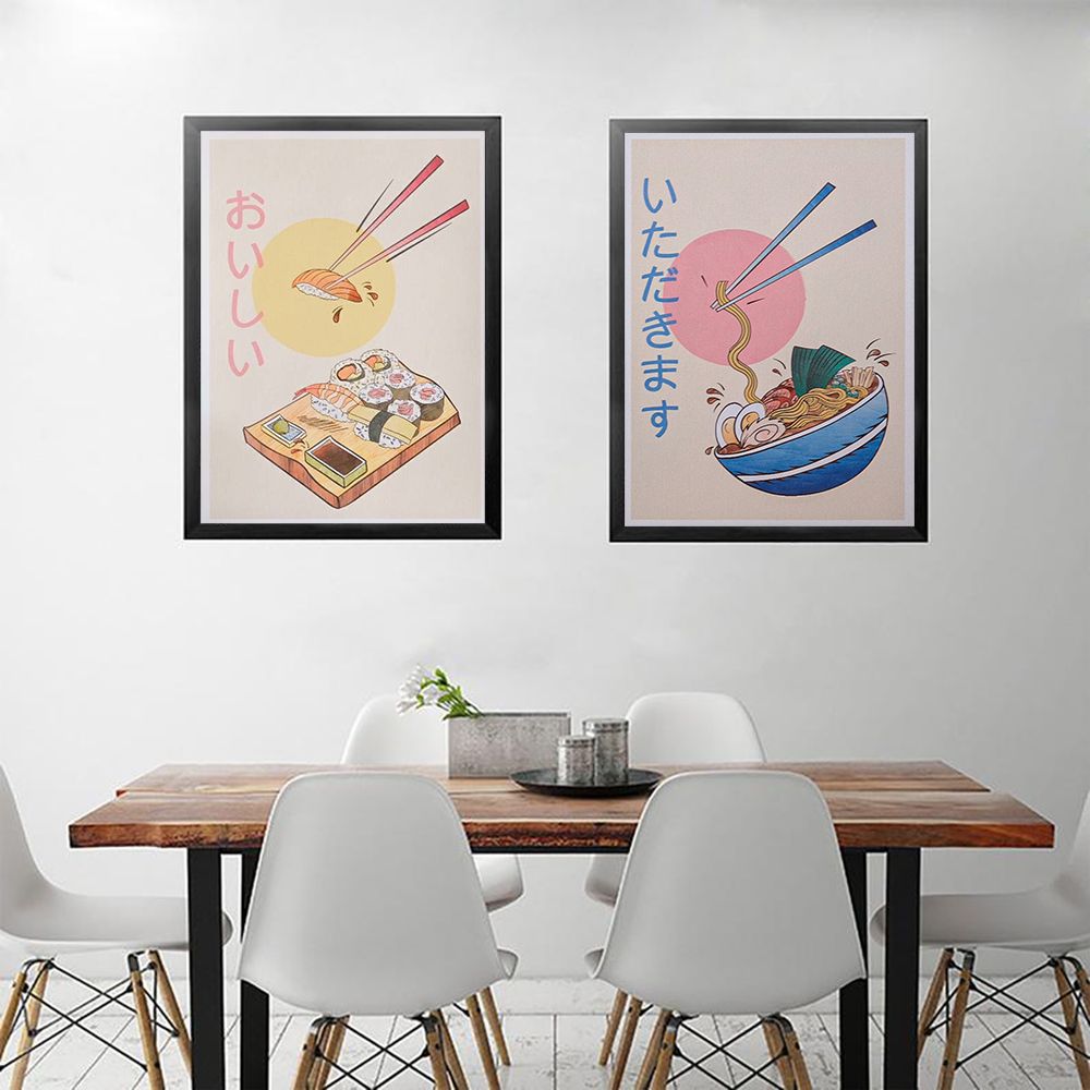 Japanese Food Lifestyle - Japanse Stijl Keuken Voedsel Posters en