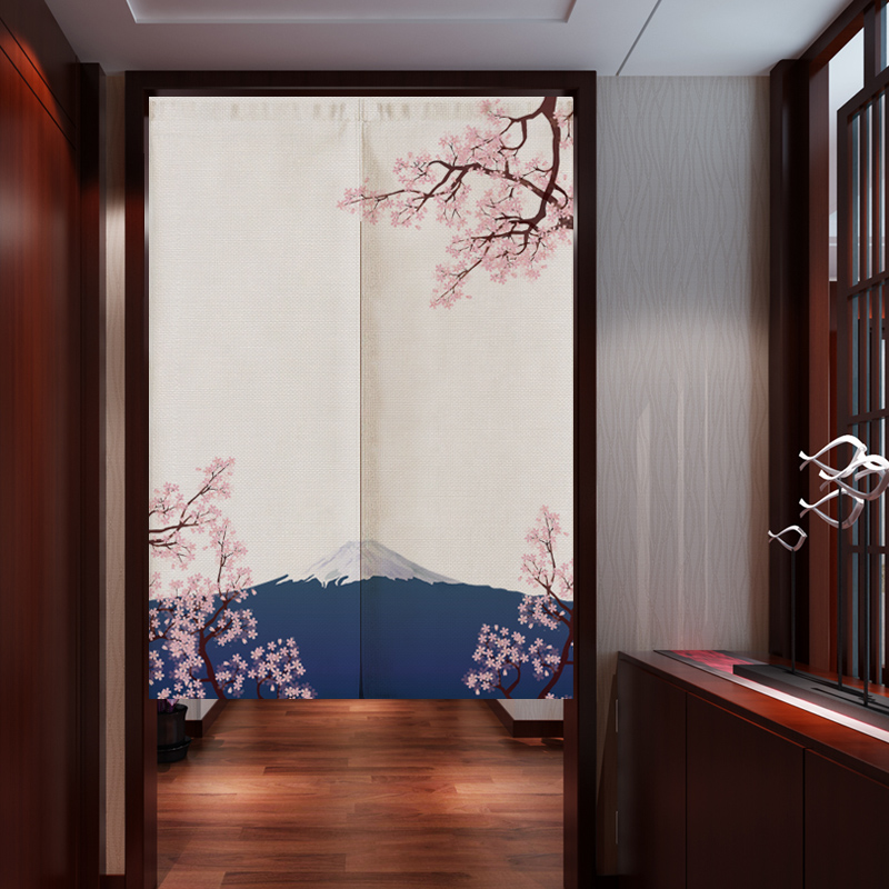 Noren Curtain Doorway - Japanse Ukiyo-e linnen deurgordijn partitie Noren