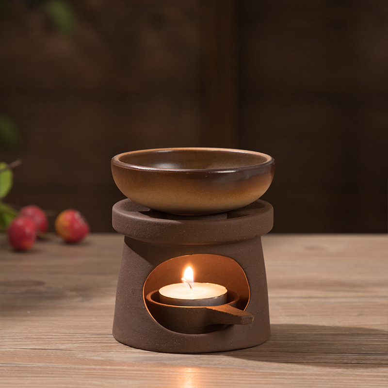 Japanese Candle Wax - 3-in-1 steengoed essentiële oliewarmer, waxinelichtbrander, theelichtverwarmer,