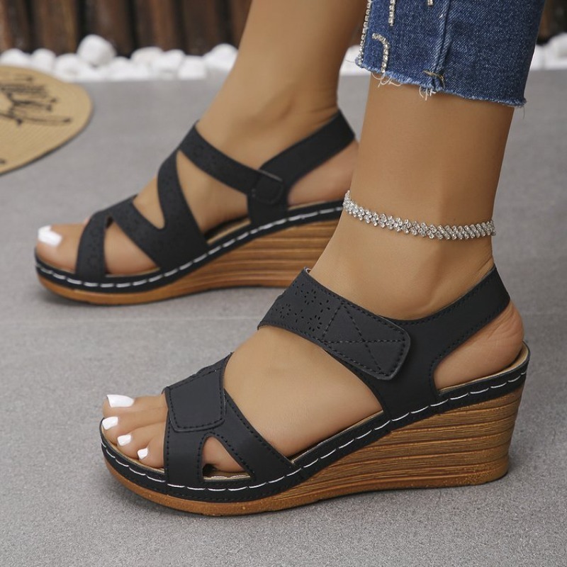 Dames wedgesandalen open teen  - Geta Wooden Sandal recensie en prijs