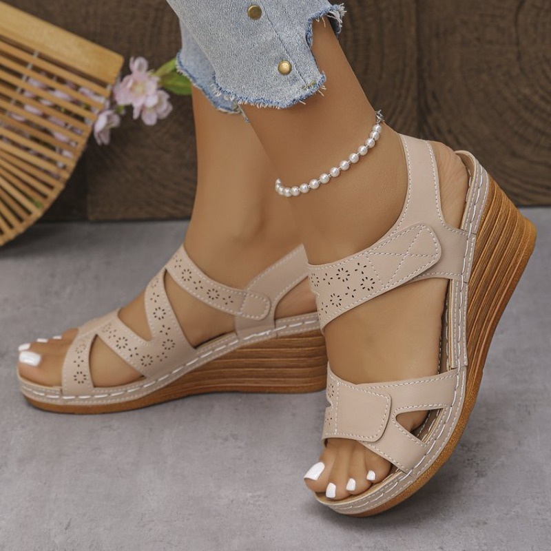 Dames wedgesandalen open teen  - Geta Wooden Sandal recensie en prijs