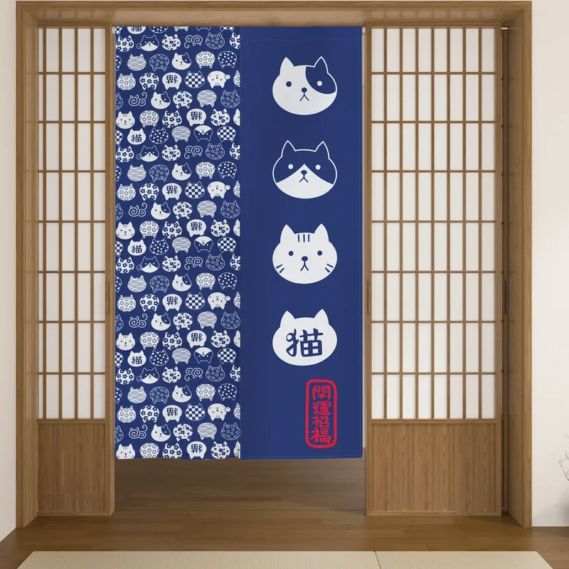 VIKAMA Japanse stijl kattenpat - Noren Curtain Doorway recensie en prijs