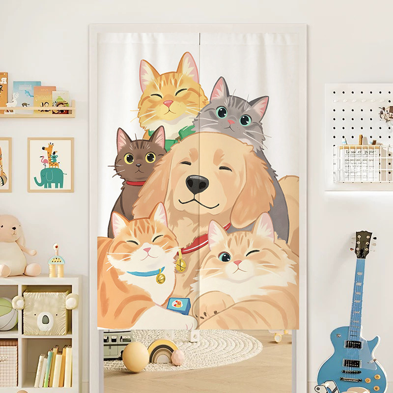 VIKAMA Paar Katten Noren Deurg - Noren Curtain Doorway recensie en prijs