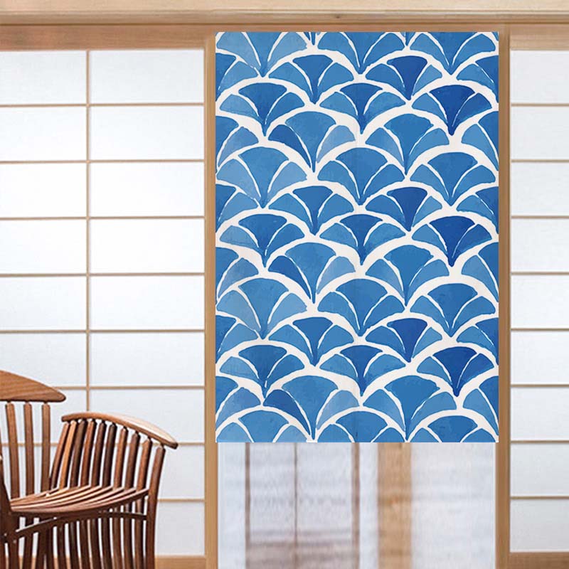 Golven textuur Japanse Noren d - Noren Curtain Doorway recensie en prijs