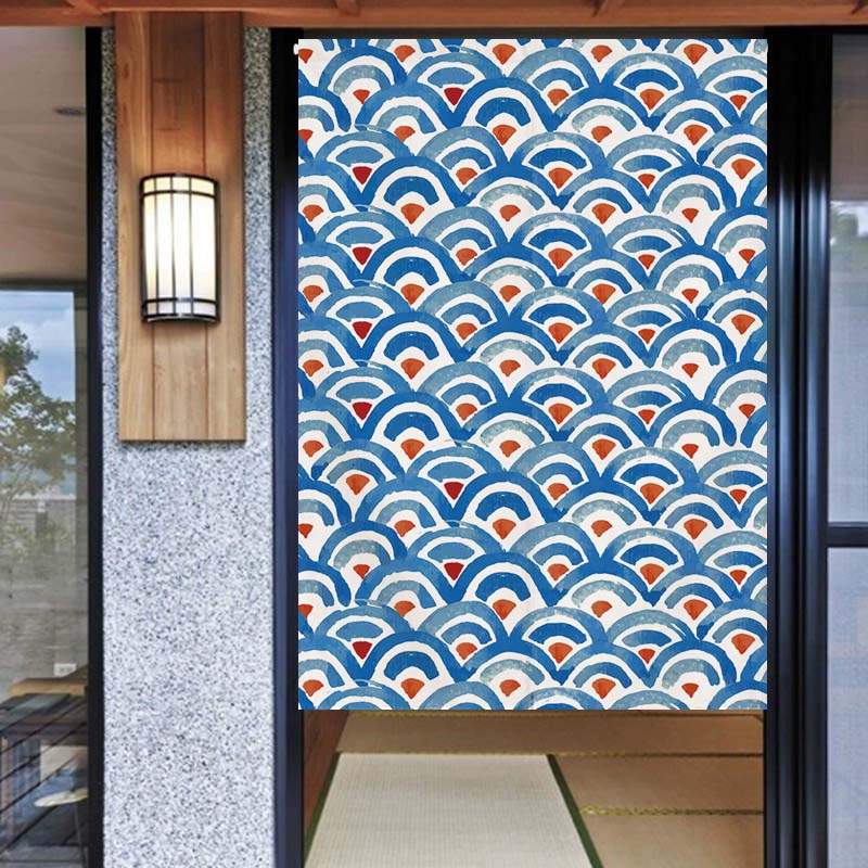 Golven textuur Japanse Noren d - Noren Curtain Doorway recensie en prijs