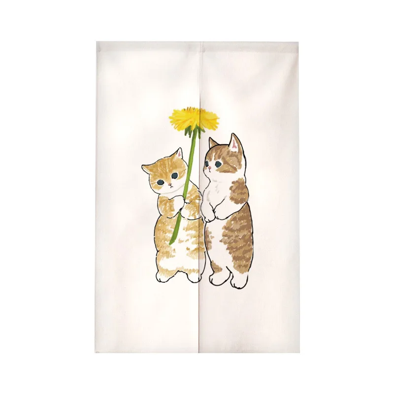 Grappige kat Japanse deurgordi - Noren Curtain Doorway recensie en prijs