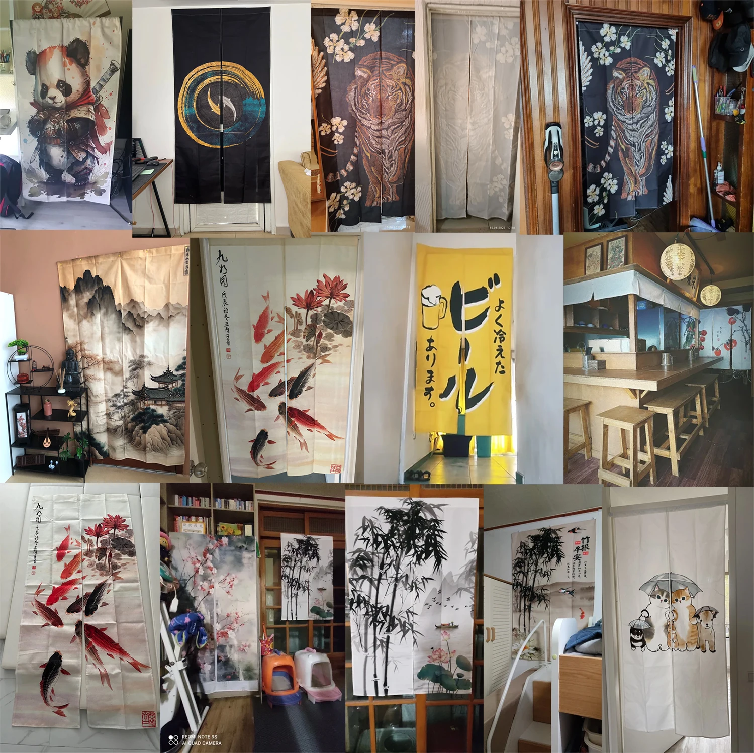 Japanse Noren Deurgordijn Luck - Noren Curtain Doorway recensie en prijs