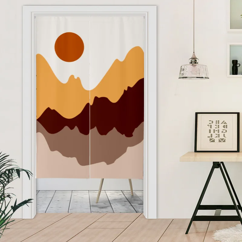 Nordic Landscape Painted Doorw - Noren Curtain Doorway recensie en prijs