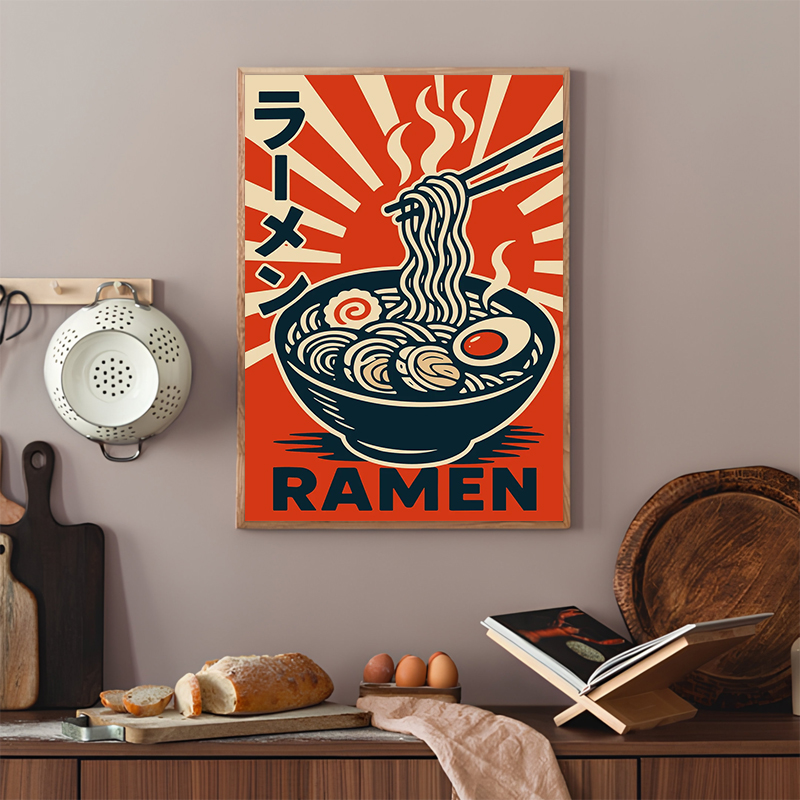 Vintage stijl Japanse voedselp - Japanese Food Lifestyle recensie en prijs