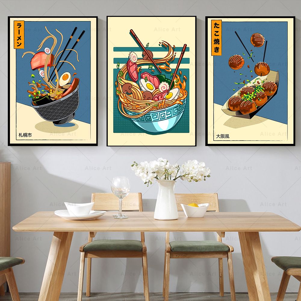 Japanse Stijl Poster Keuken Vo - Japanese Food Lifestyle recensie en prijs