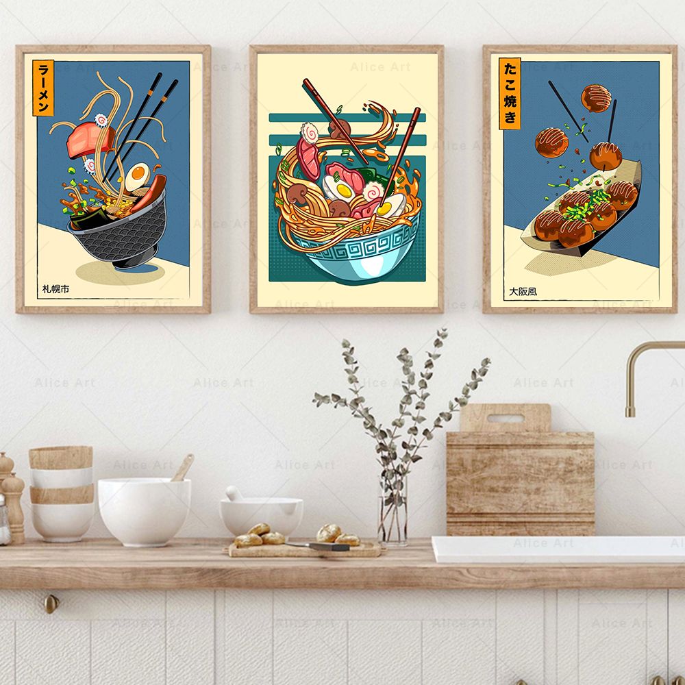 Japanse Stijl Poster Keuken Vo - Japanese Food Lifestyle recensie en prijs