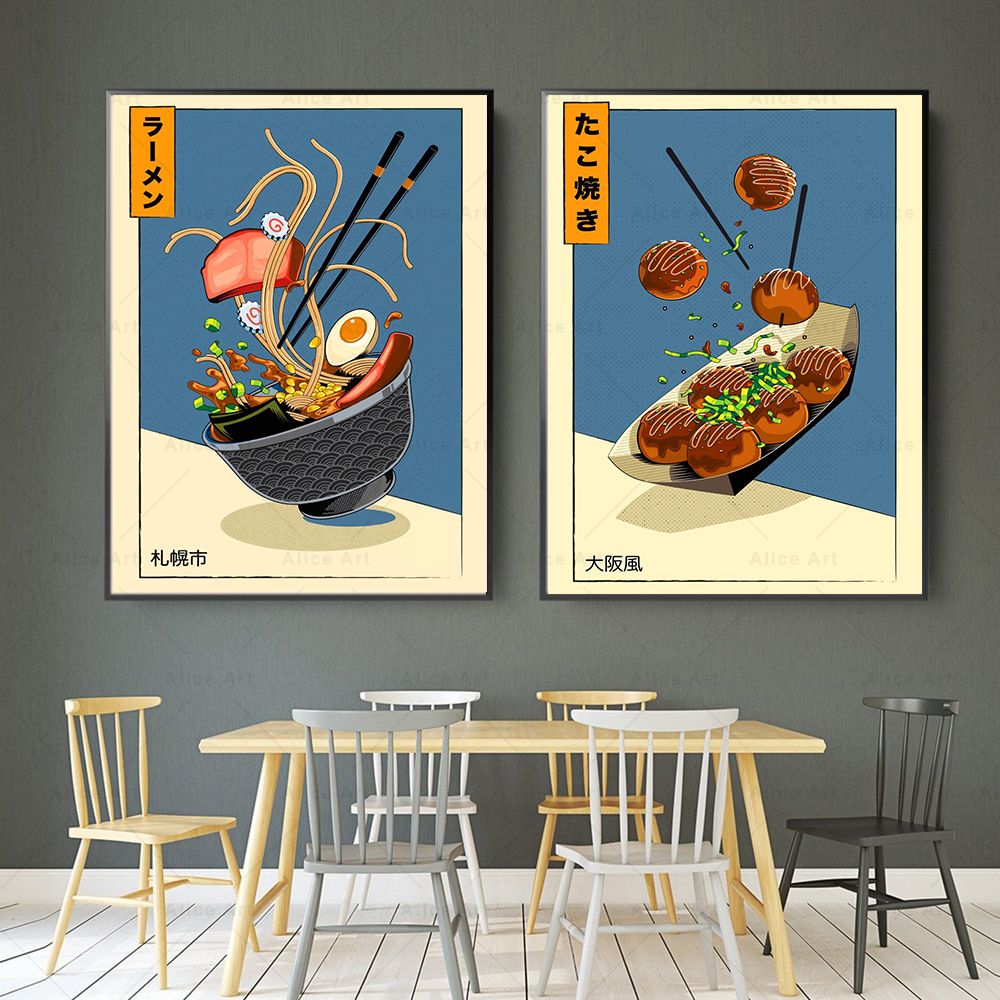 Japanse Stijl Poster Keuken Vo - Japanese Food Lifestyle recensie en prijs
