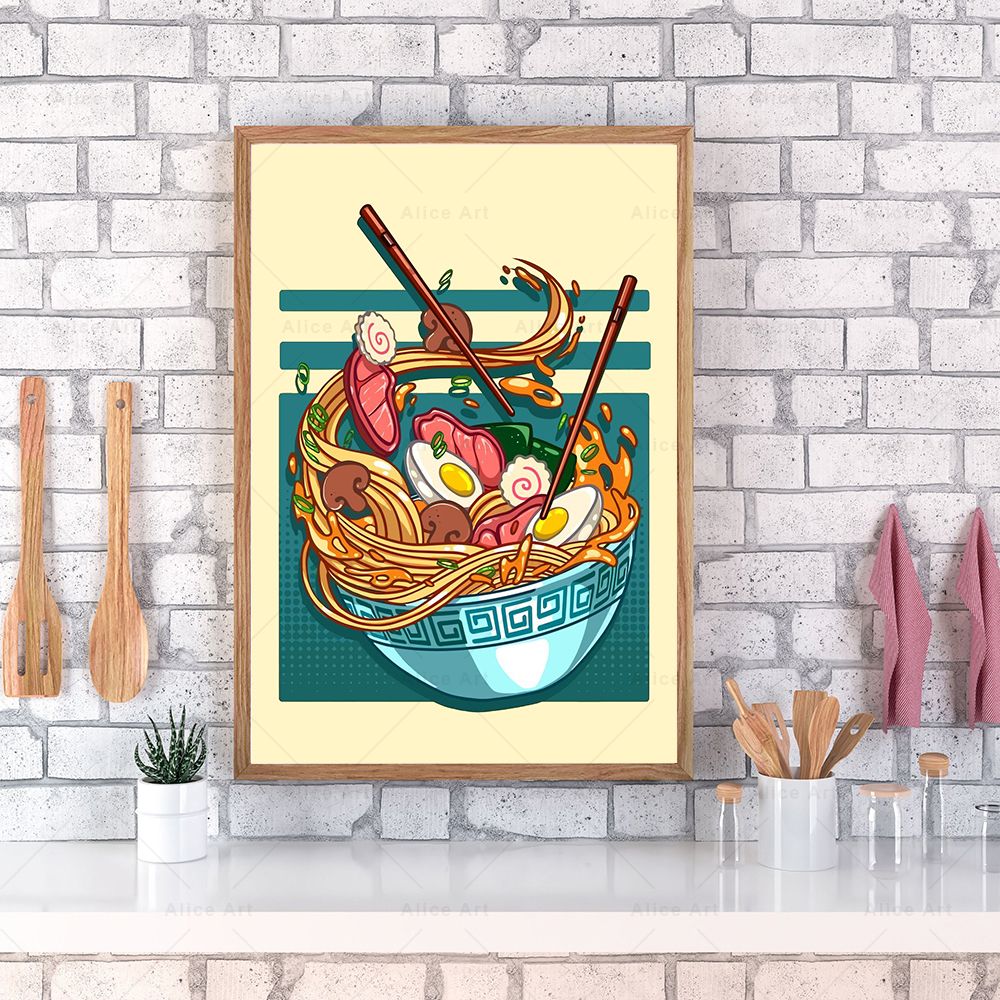 Japanse Stijl Poster Keuken Vo - Japanese Food Lifestyle recensie en prijs